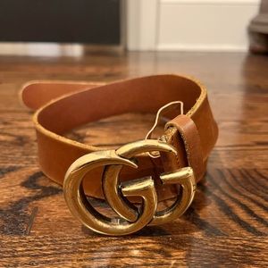 Authentic gucci belt size 75